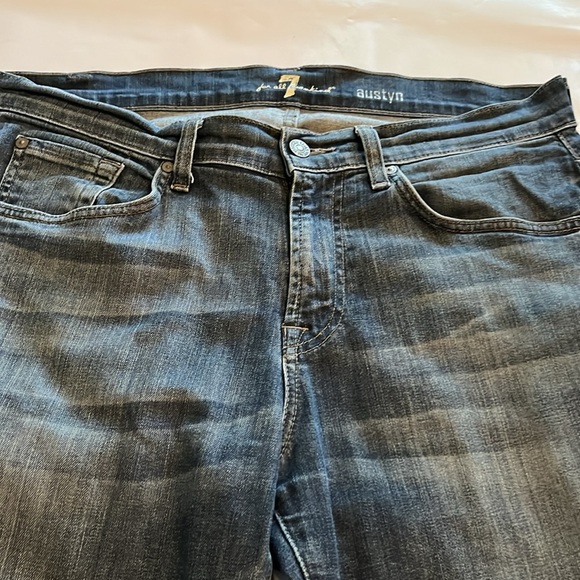 7 For All Mankind Austyn Straight Leg Size 33 - Picture 15 of 16